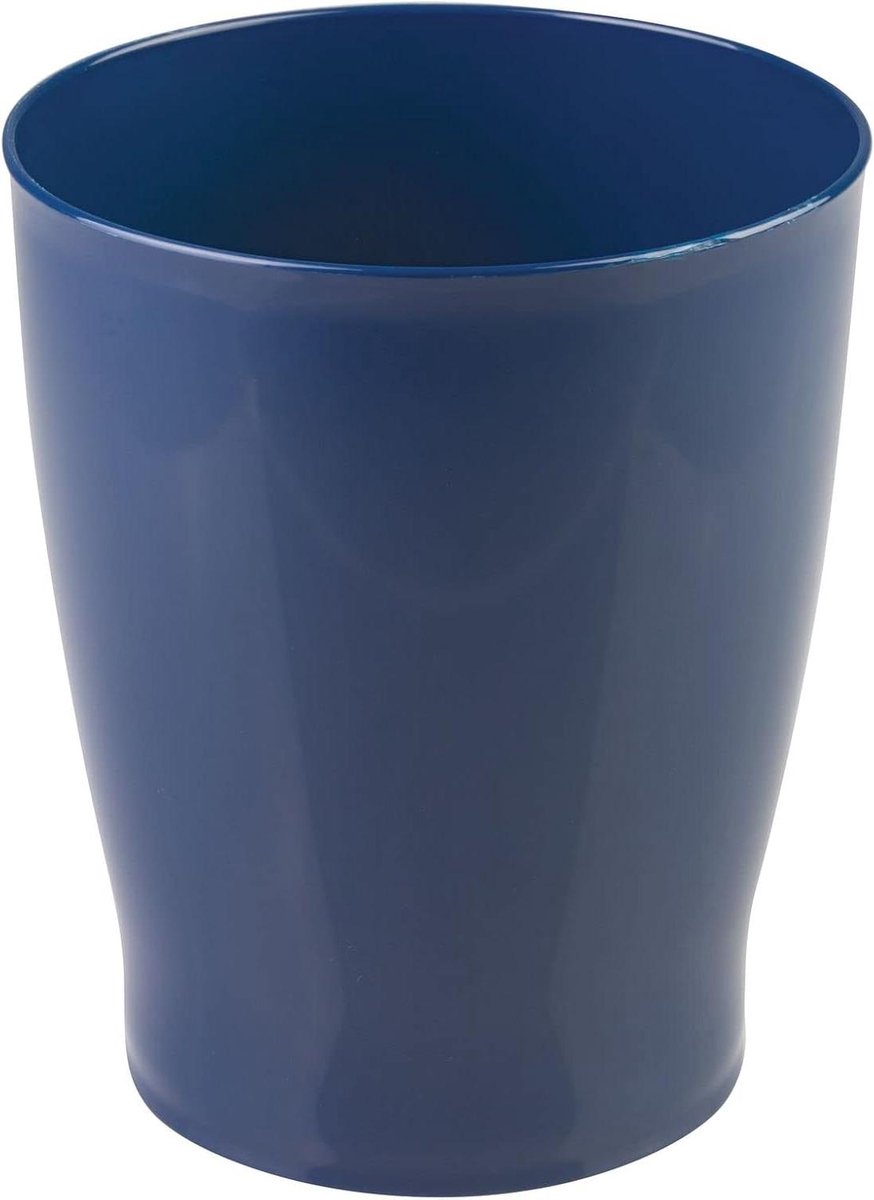Badkamer Emmer - Prullenbak - Afval Opruimen - Compact Ontwerp - 1.25 Gallon - Marineblauw