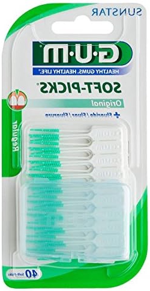 Interdentale Borstels - Tandenstokers - Mondhygiëne Verbeteren - Flexibele Houder - 40 Stuks Per Pak - Blauw