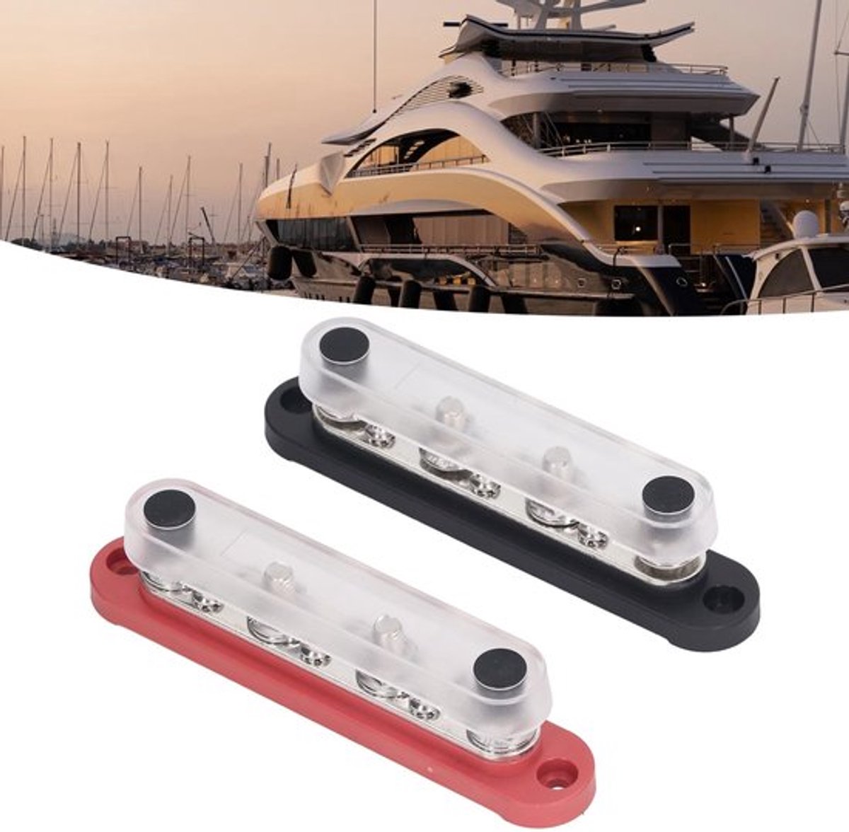 Golden crown - 150a 10 Way Bus Bar - Terminal Block - Stofkap