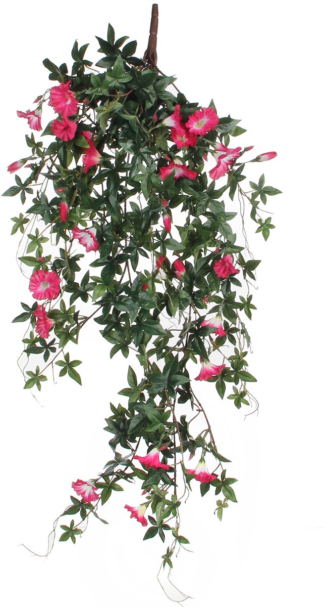 decorations Kunstplant, polyester, fuchsia, l80xw20xh15cm, 6 stuks