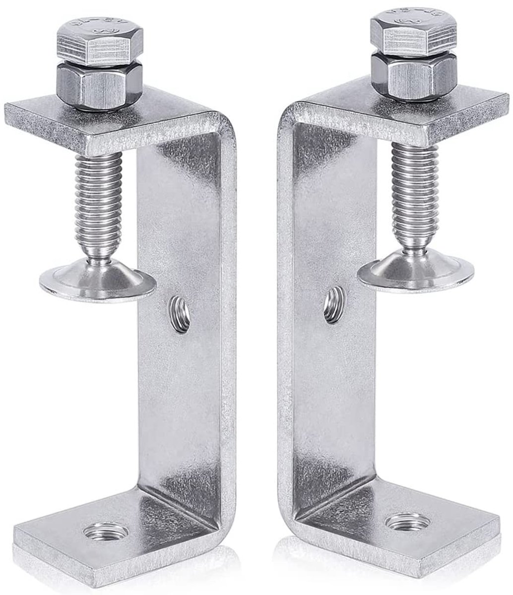 C-klem, houtbewerkingsklem met brede kaakopeningen (65 mm), 2 stuks
