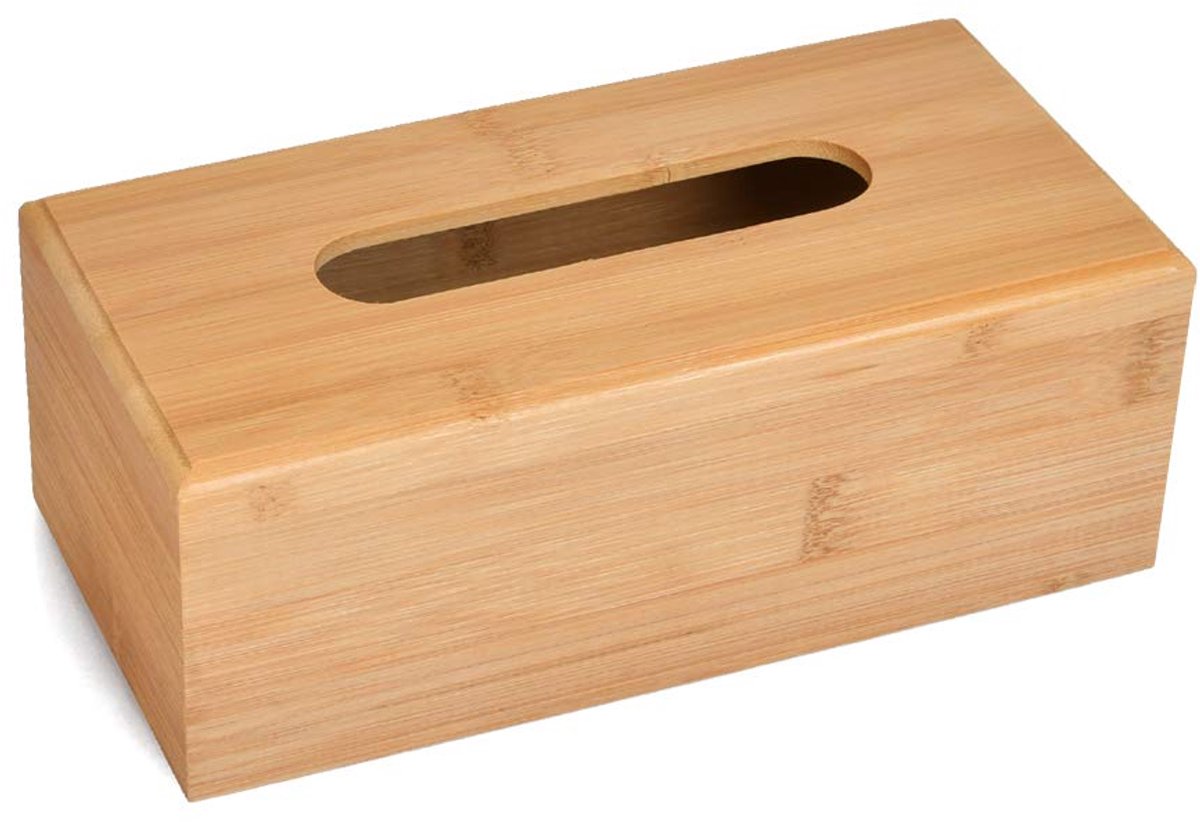 tissuedispenser, bamboe tissuedoos