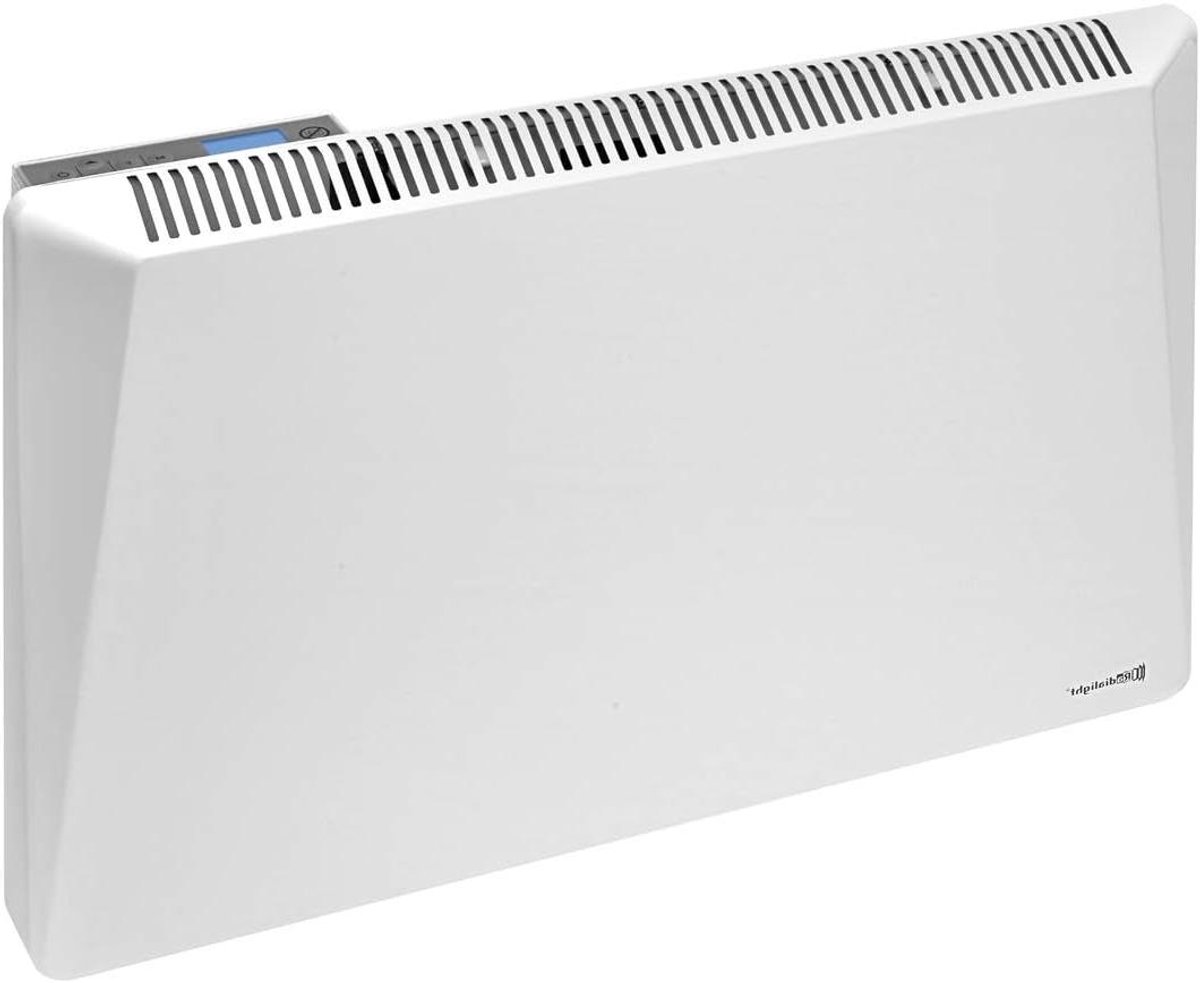 Elektrische Convector - Wandverwarming - Ruimte Verwarmen - Energiebesparend Programmeren - 1000 Watt - Wit