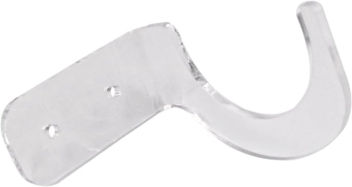 Sport Bat Houder - Wandmontage Rek - Sportuitrusting Opbergen - Set van 2 - 5x6x8cm - Transparant