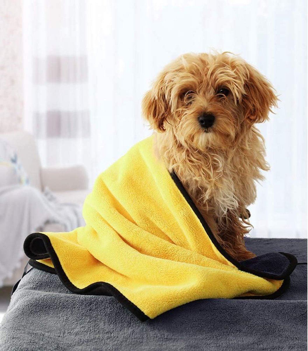 Handdoeken - Huisdier Handdoek - Hondenhanddoeken - Absorberend - Hondenhanddoek - huisdierhanddoek - Droogdoek voor dieren - Microfiber hondenhanddoeken - Droogdoek hond - 50x100cm - 1stuks