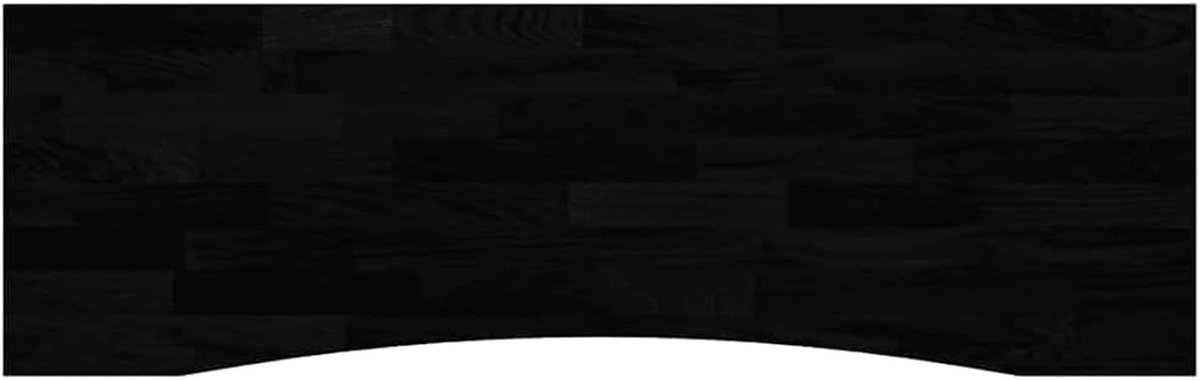Houten Bureau Blad - Tafelblad Vervanging - Bureau Verfraaien - Massief Eikenhout - 160x50x2.5 cm - Donkerbruin