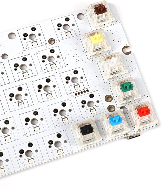 Mechanische Toetsenbord Schakelaars - MX Switches - Toetsenbord Reparatie - 3 Pin SMD Compatibel - 88 stuks - Zwart — afbeelding 4