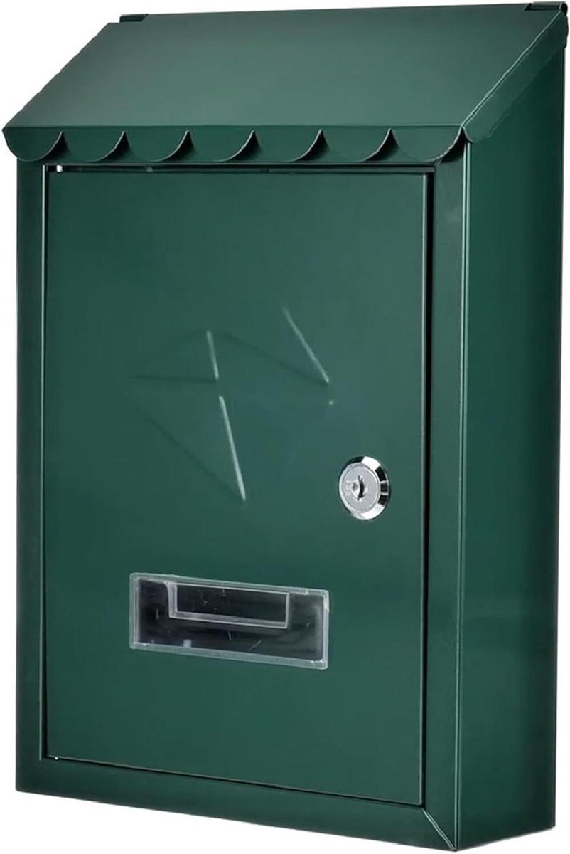 Brievenbus - Postbak - Post Ontvangen - Muffe Staalplaat - 300 x 210 x 70 mm - Groen