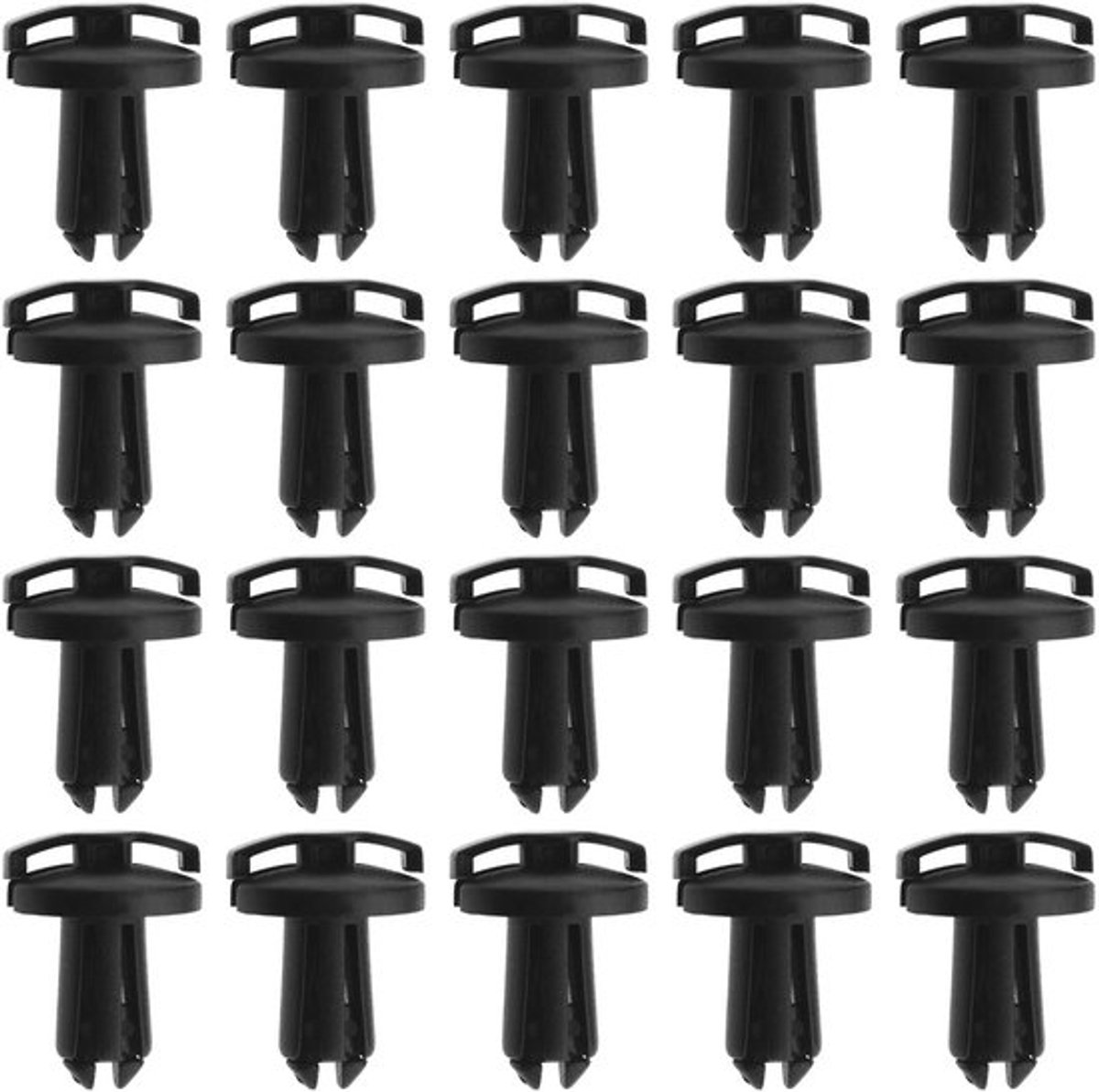 VT Goods - Motorfiets kuip trim clip - Vervangingsclips - Zwart