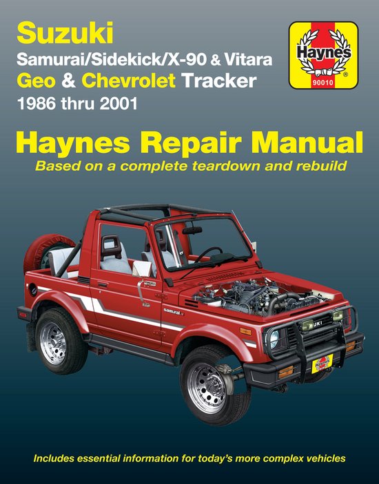 Suzuki Samurai/Sidekick/x-90/vitara & Geo/Chevrolet Tracker  ... - cover