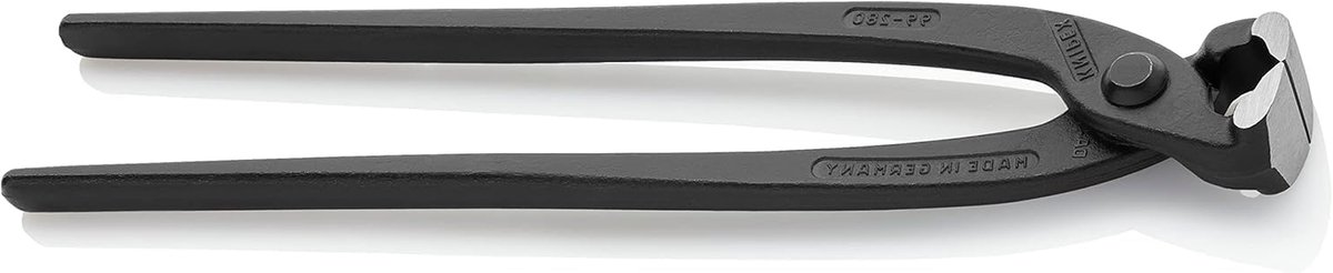 Moniertang - Vlechtertang Bindtang - Binddraad Vlechten Knippen - In Eén Beweging - 280 mm - Zwart