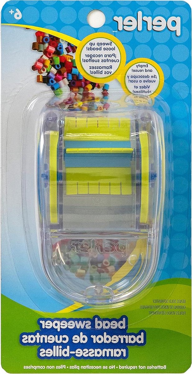 Perler Bead Sweeper - Parel Opruimer - Beads Sorteren - Zelfnivellerend - 10.2 x 5.5 x 5 cm - Multicolor
