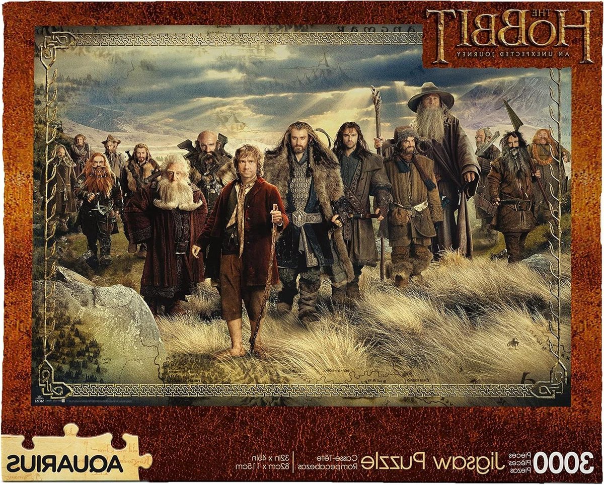 Legpuzzel Midden-aarde - Puzzel 3000 stukjes - Ontspannen tijdverdrijf - Precisie pasvorm - 72 x 113 cm - Meerkleurig