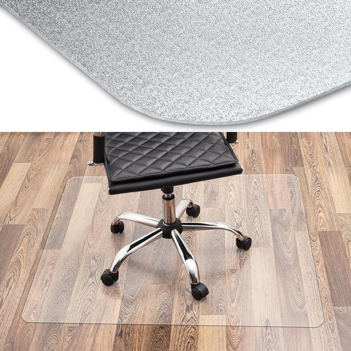 Bureaustoel Onderlegger - Vloerbeschermer Mat - Vloer Beschermen - Stoelrolvast Krasbestendig - 150 x 200 cm - Transparant