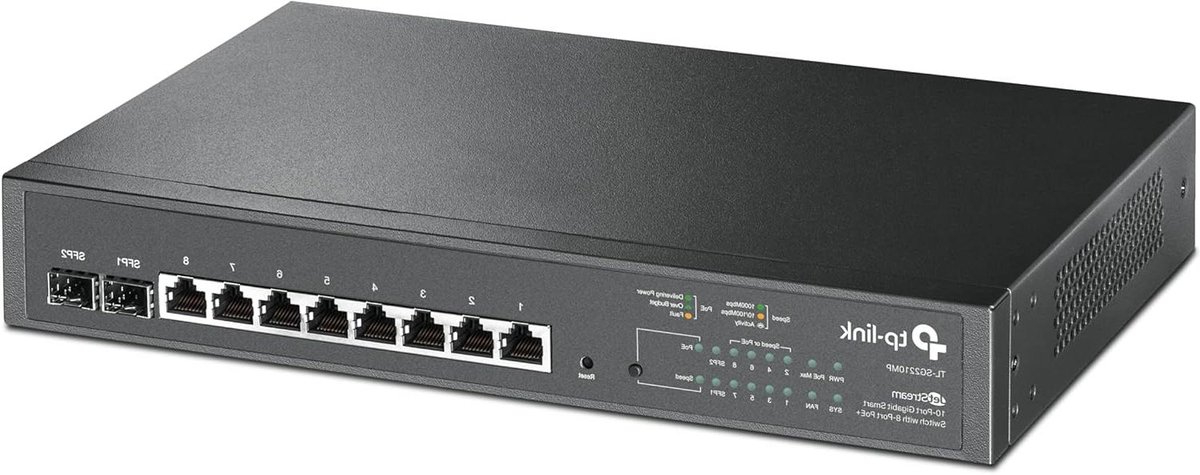 Managed Gigabit Smart Switch met 8 PoE+ Poorten