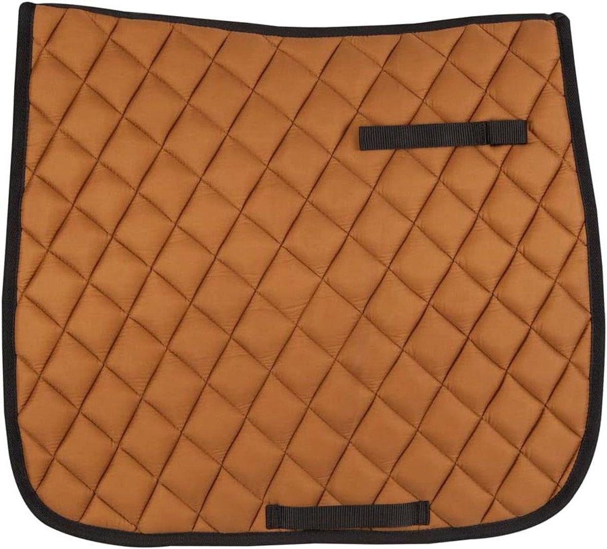 Zadeldek Basicline - Onderlegger pony - Paardrijden - Nauwkeurig ruitvormig - Full - Lichtbruin