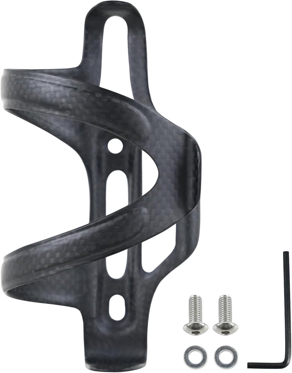 Fiets Bidon Houder Lichtgewicht Stevige Fiets Water Flessenhouder Veilig Koolstofvezel Retentiesysteem Fietsbekerhouder voor MTB Racefiets MTB