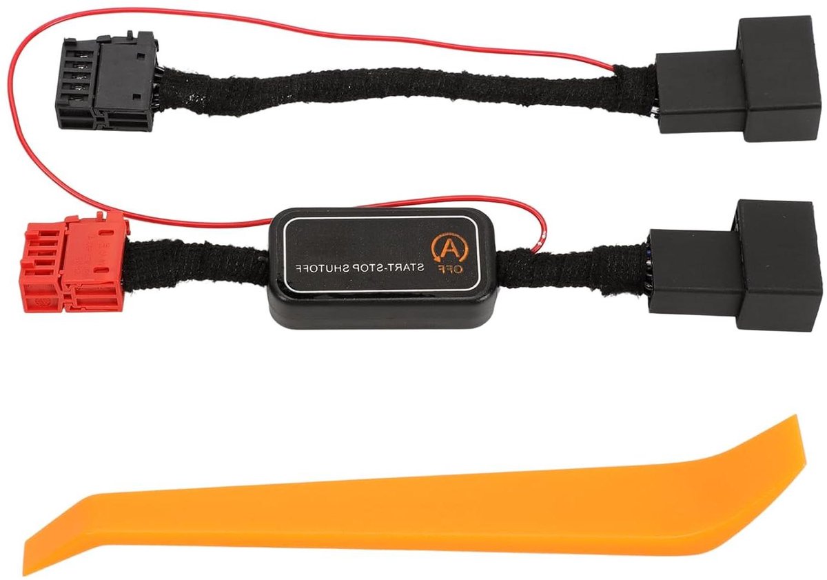 Start Stop Kabel - Deactivator Module - Motor Beschermen - Niet-destructieve Installatie - 2 stuks - Zwart/Rood