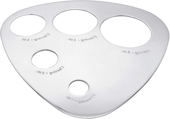 Spaghettimaat - Portieverdeler Pasta - Porties Afmeten - Roestvrij Staal - 15 x 145 x 1 cm - Zilver — afbeelding 2