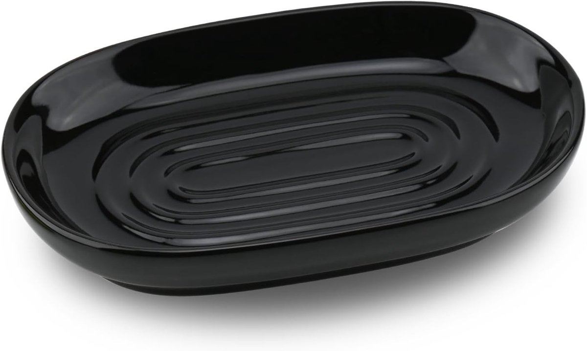 Stijlvolle Marmeren Zeepdispenser, Antislip Zeepbakje voor Badkamer, Keuken en Wastafel, Houdt Zeep Droog en Makkelijk Schoon te Maken