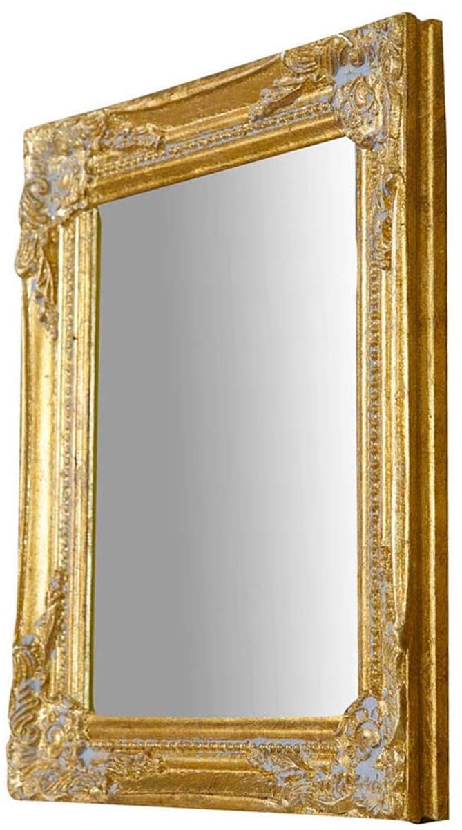 Wandspiegel, 28 x 5 x 32,5 cm (l x d x h), Made in Italy, antieke spiegel, wandspiegel voor badkamer