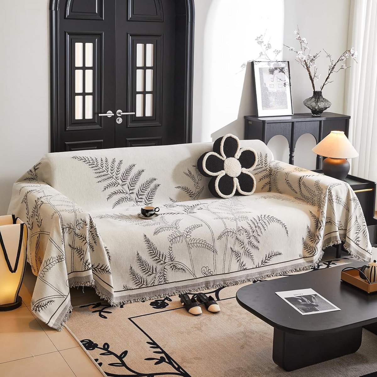 Deken Omkeerbare plaid voor banken Dikke Warme Zachte Deken voor Bed Settees Fauteuils, Geschikt Voor Alle Seizoen 180 * 260cm-Curry