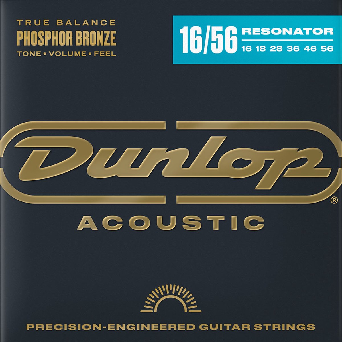 Jim Dunlop - Resonatorsnaren - Akoestische Gitaar - Phosphor Bronze - 16-56