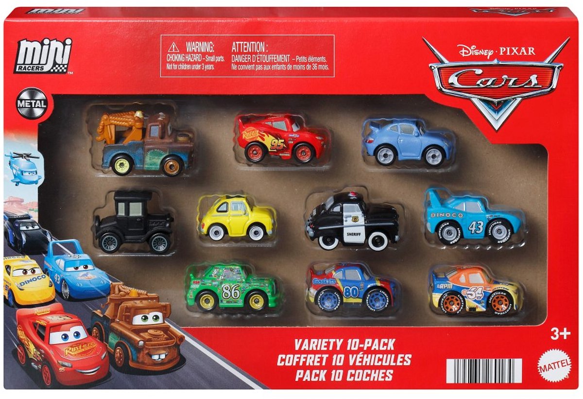 Cars Disney mini's 10-pack