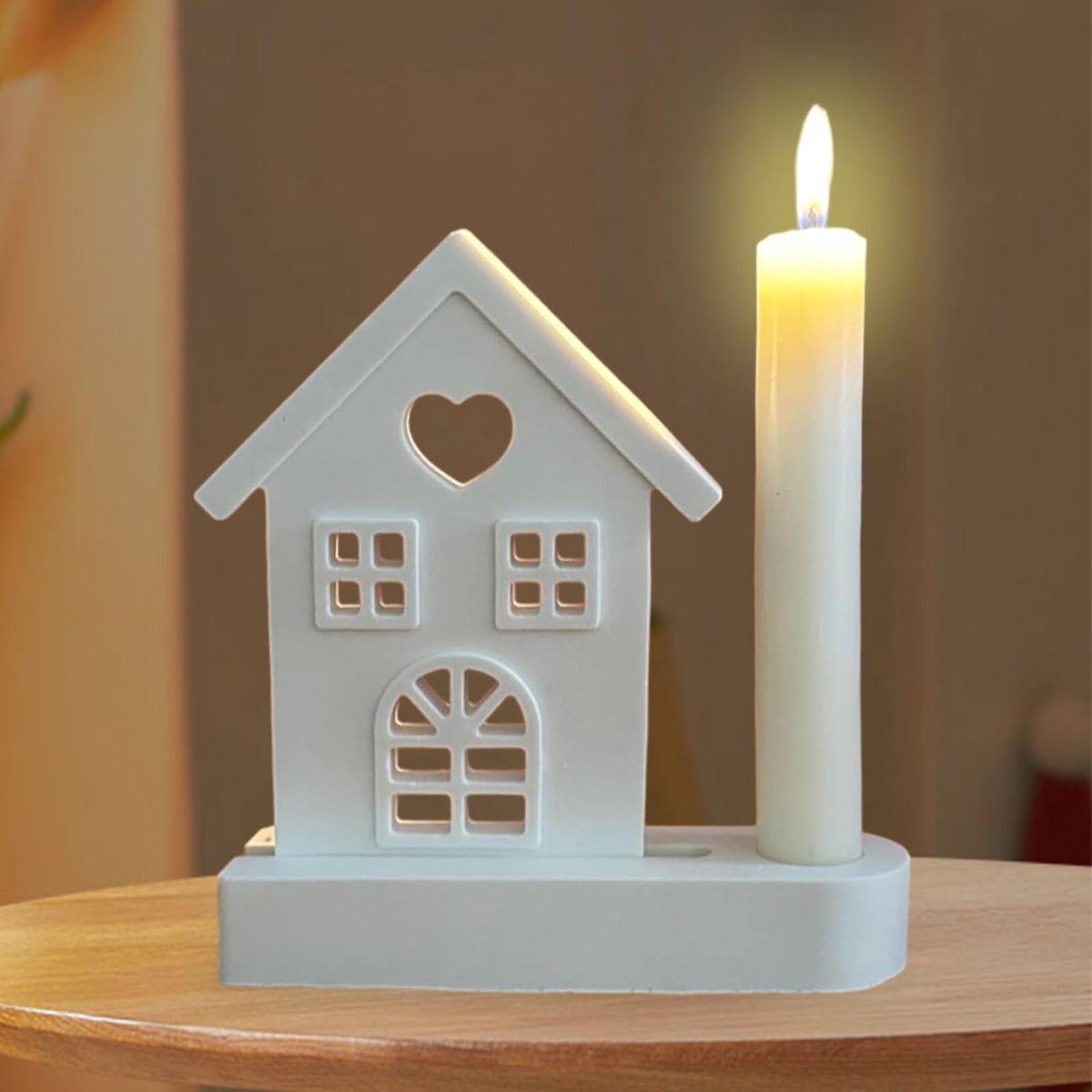 gietvormen, siliconen vorm, kaarshouder, huizen met sokkel, huis, siliconen gietvorm, kaarshouder, epoxyhars vormen, huis, siliconen vorm voor handwerk, doe-het-zelf geschenken