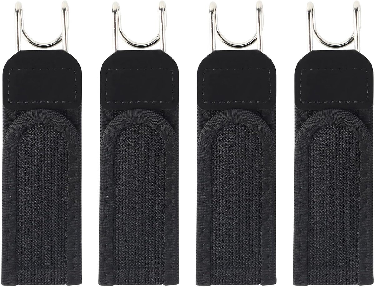Riem zonder gesp voor heren, 4 stuks riemloze riem voor mannen, uniseks tailleriem, verstelbare zijriemen, voor jeans, werk, casual, zakelijk, thuis, reizen, woon-werkverkeer, outdoor wandelen