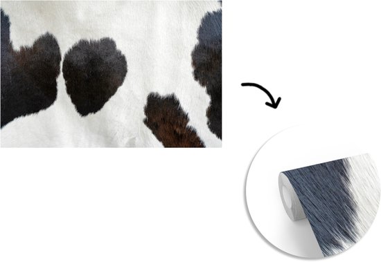 Papier peint photo peint photo vinyle - Peau de vache imprimé animal largeur 330 cm x hauteur 220 cm - Tirage photo sur papier peint (disponible en 7 tailles)