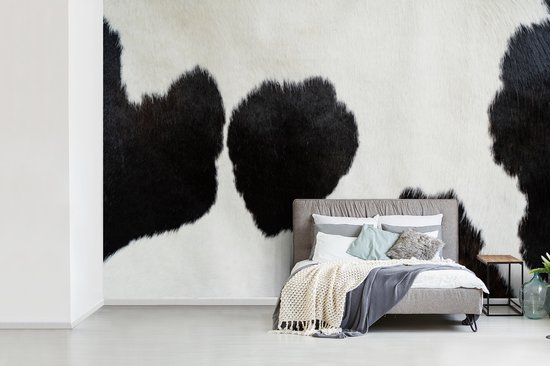 Papier peint photo peint photo vinyle - Peau de vache imprimé animal largeur 330 cm x hauteur 220 cm - Tirage photo sur papier peint (disponible en 7 tailles)