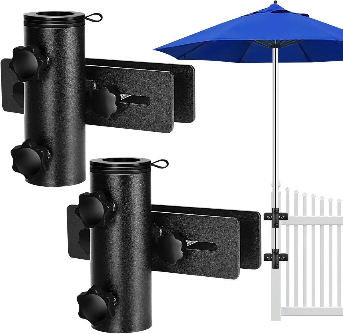 Parasolhouder Voor Balkon, Parasolklemmen Parasolvoet voor Reling, Terras, Balkonparasolhouder