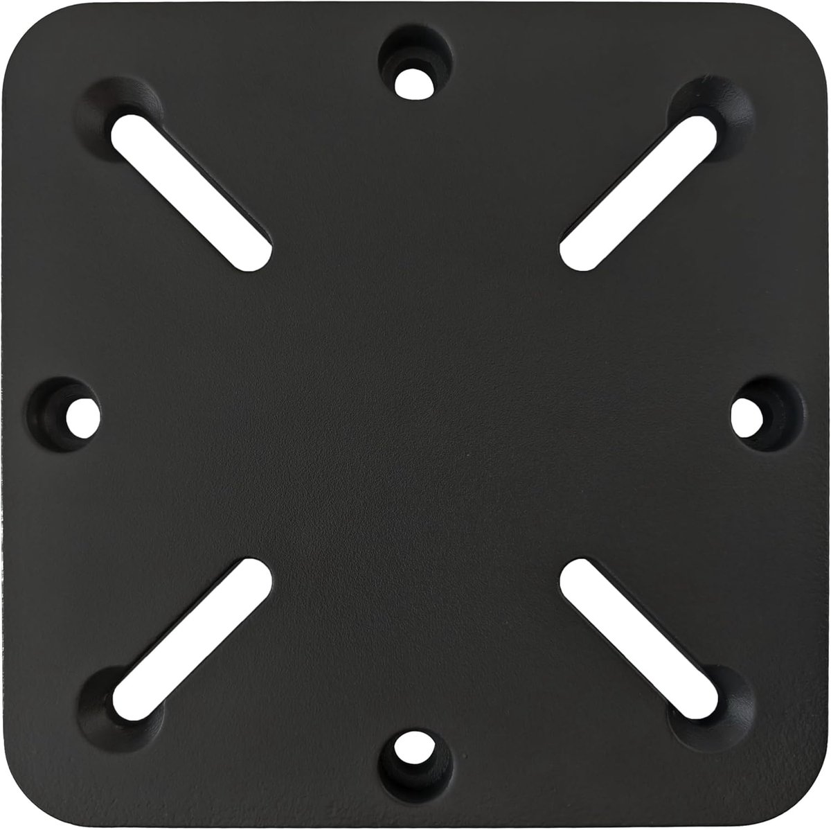 Adapter voor stalen parasolvoet, zwart | Sockel, voet voor tuin/terras | Geschikt voor hangende parasols