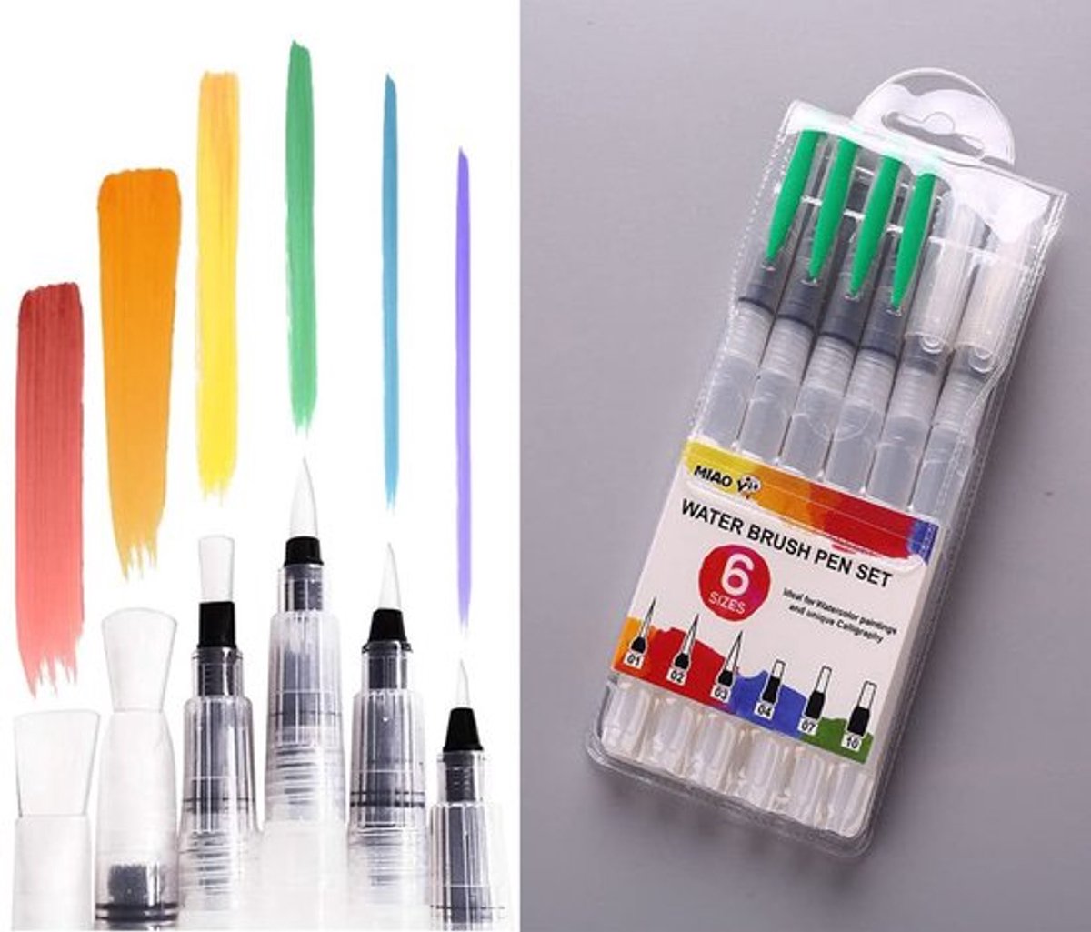 VT Goods - Waterdichte Penselen - Kunststof en Nylon - Ideaal voor