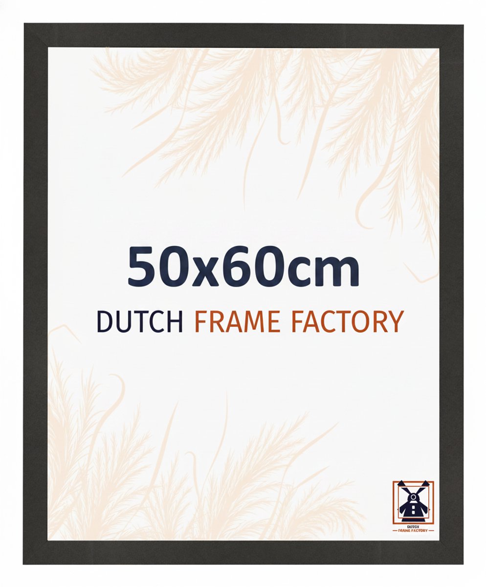 Fotolijst 75x98 cm - MDF - Wijnrood Geveegd - Benno