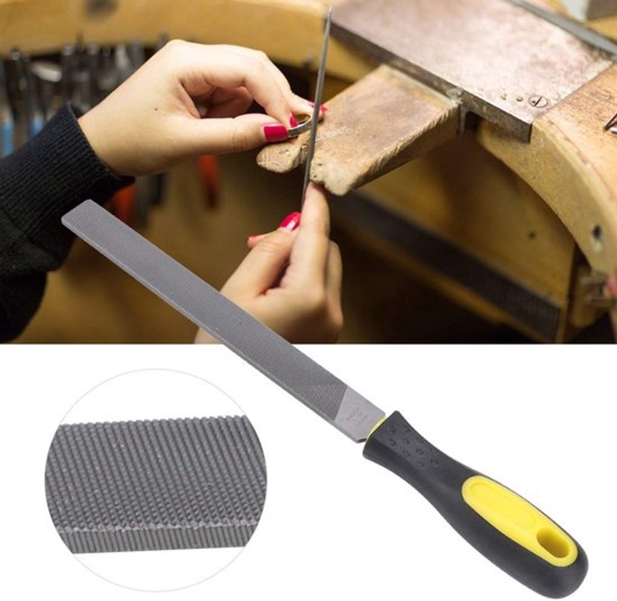 Store_8 - Grote Platte Vijl - Stalen Vijl - Handgereedschap voor