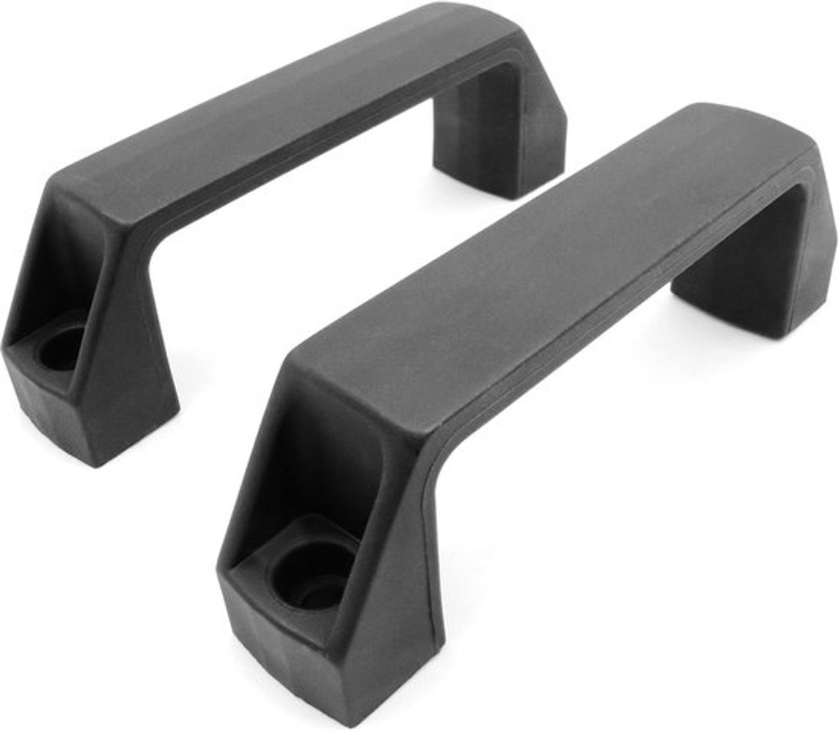 Dailygoody - Beugelgreep - Meubelgreep set van 2 - Kunststof - Zwart