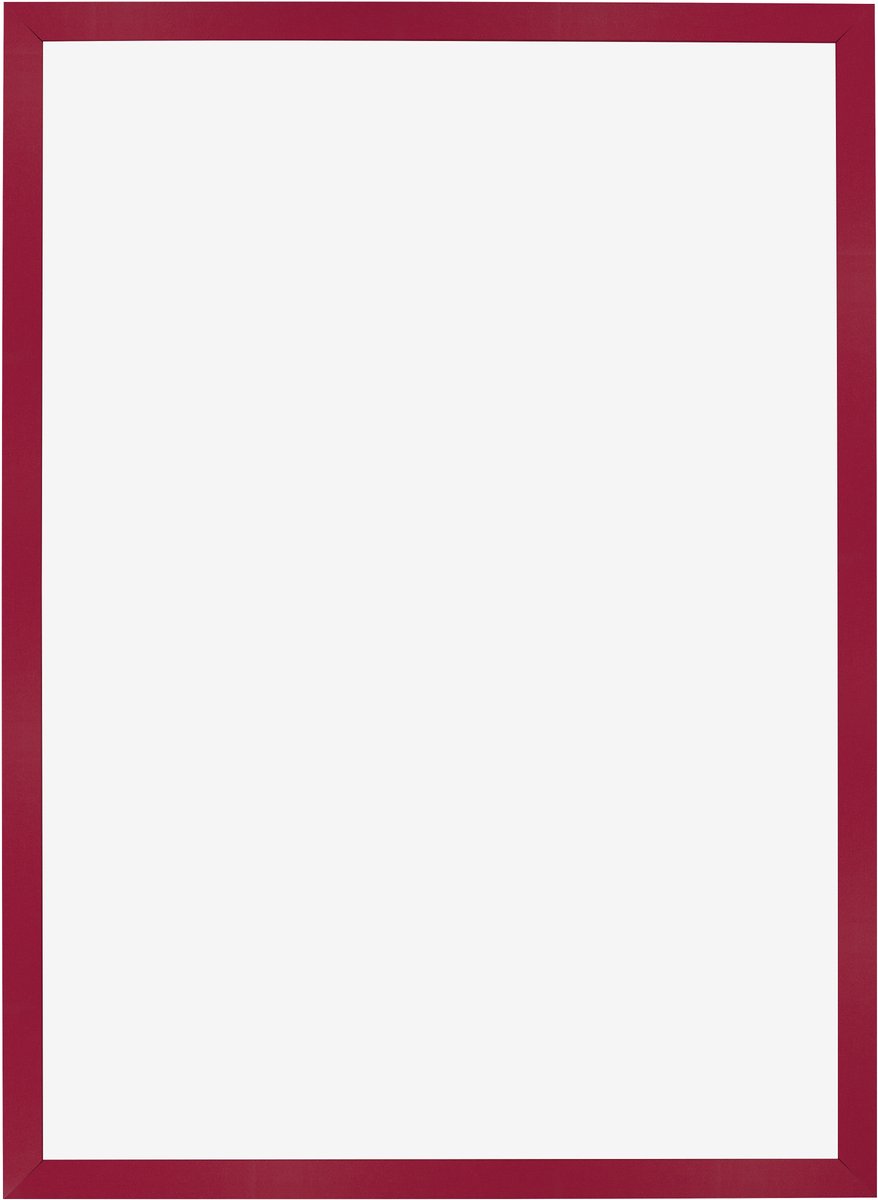 Fotolijst 67x98 cm - MDF - Rood - Benno