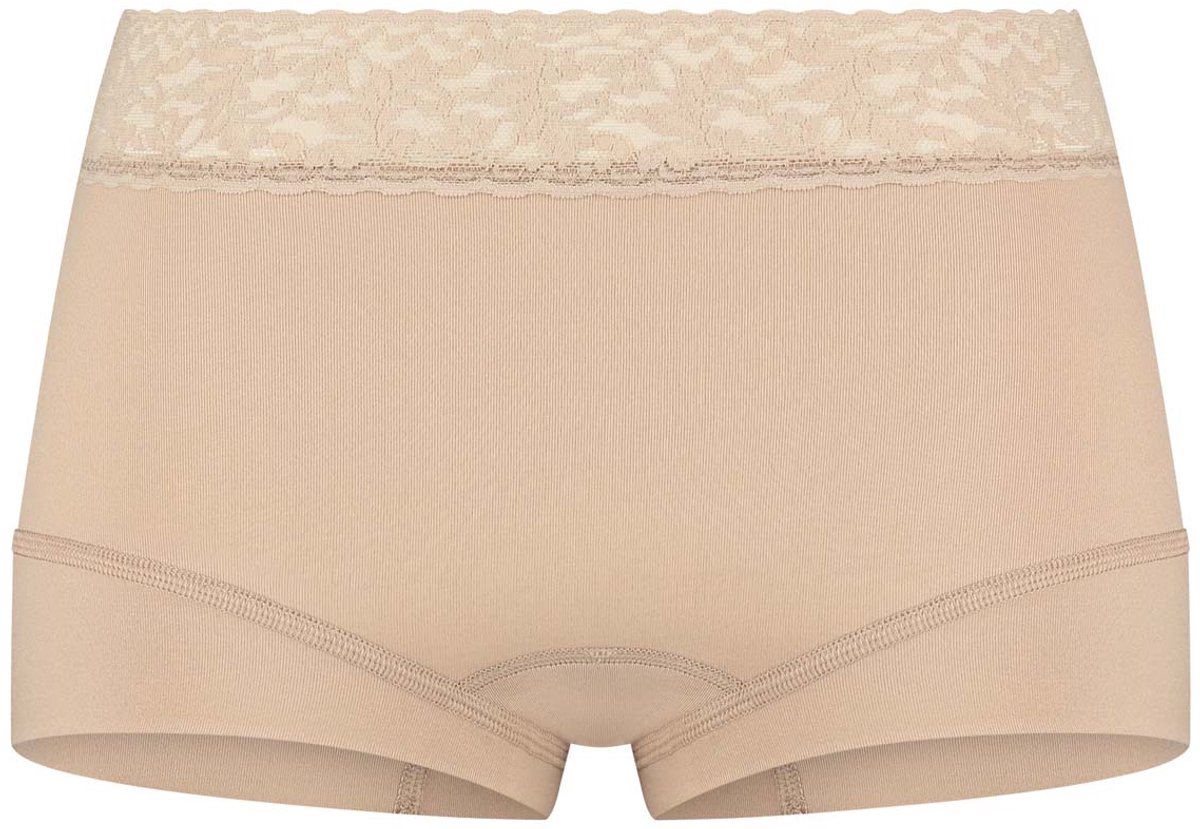 RJ Pure Color Dames Short Kant Caffè Latte S