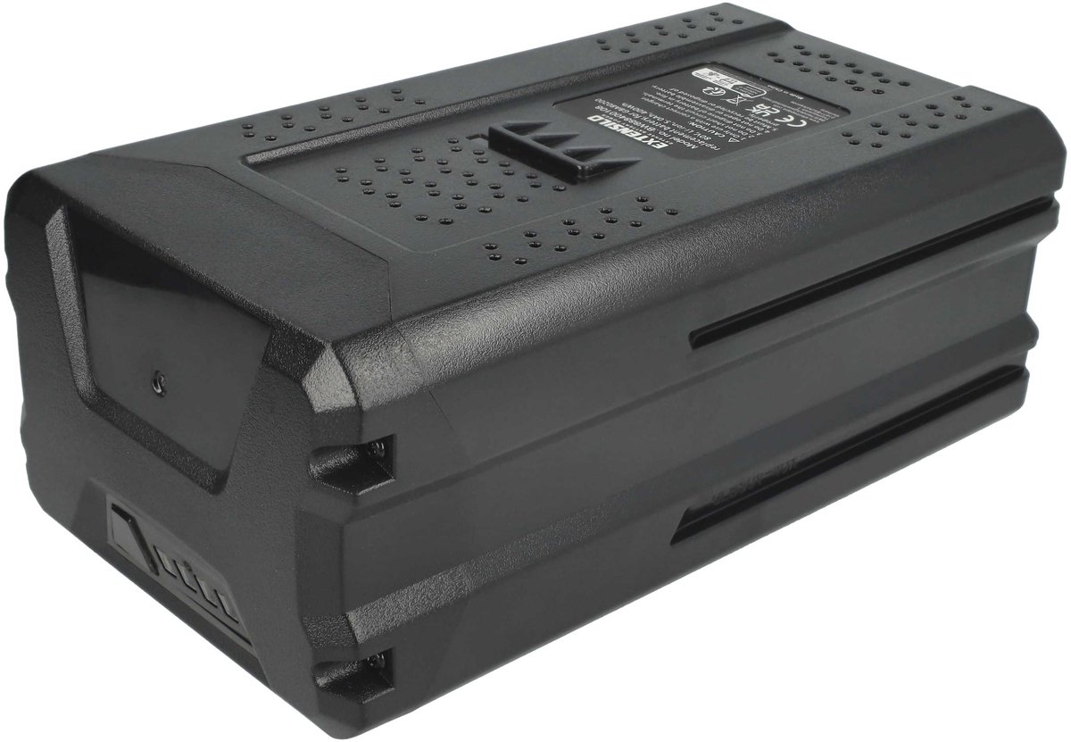 EXTENSILO accuvervanging voor Greenworks GBA80500, GBA80200, GBA80400, GBA80250 voor elektrisch gereedschap en snoerloos tuingereedschap (5000 mAh, Li-ion, 80 V)