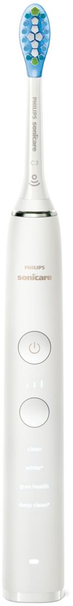 Bol.com Philips Sonicare DiamondClean 9000 - Elektrische tandenborstel - Wit - Oplaadglas - HX9911/27 aanbieding