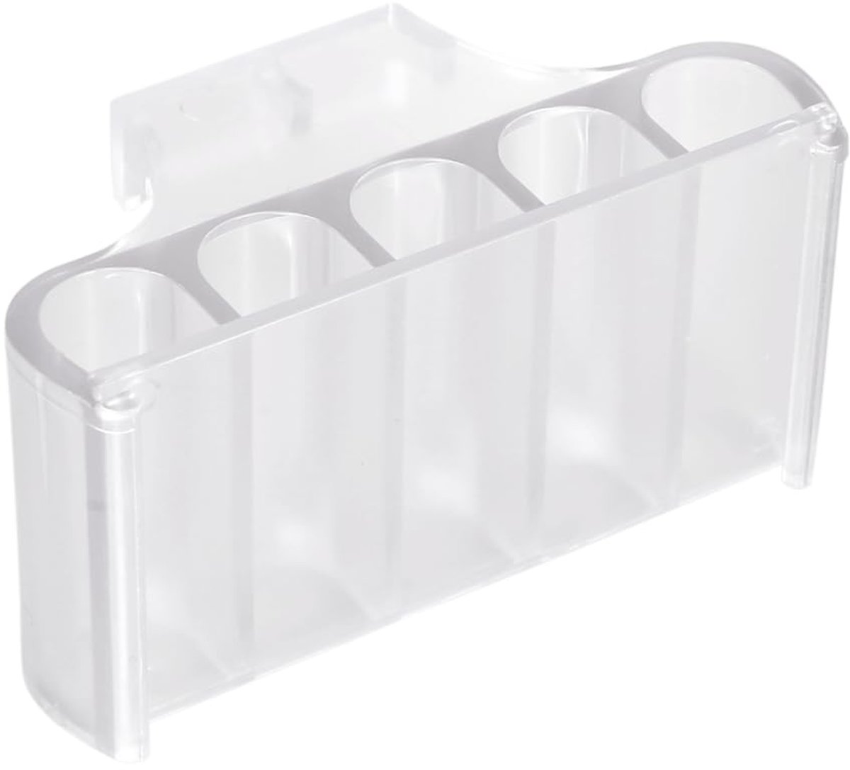 Plantenhouder, 5 gaten aquarium plantenmand met haak hangende plantenbeker voor aquaponic-teelt, aquariumdecoraties