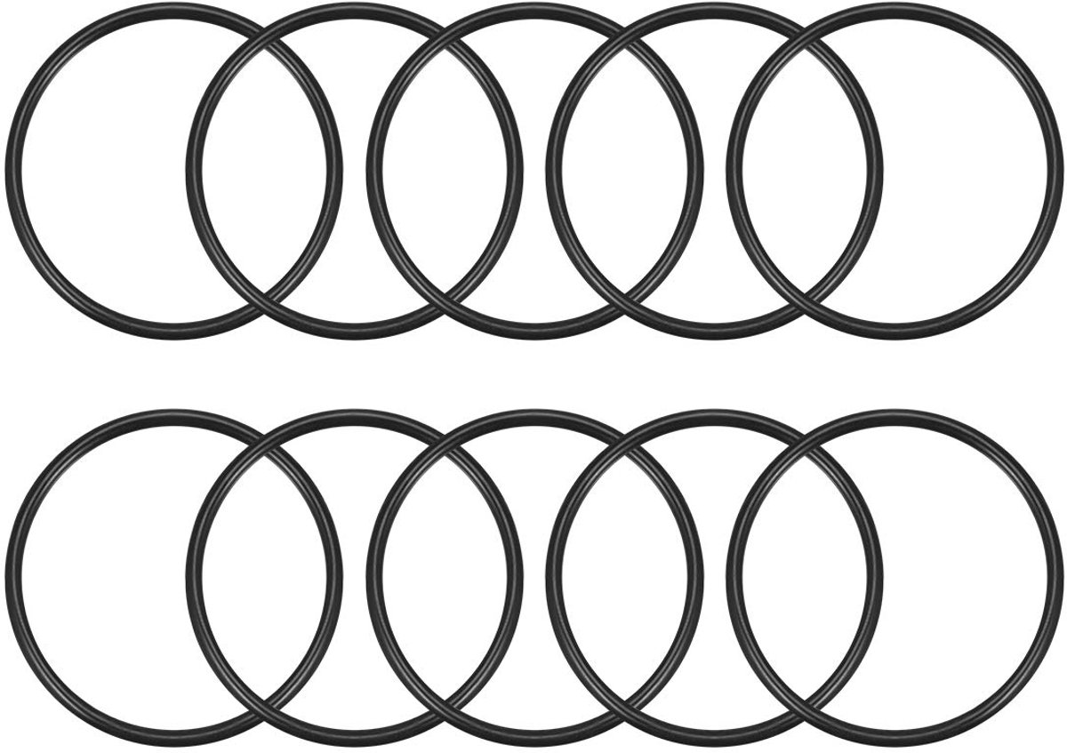 O-ringen nitrilrubber, 53 mm OD, ronde afdichting DE 57mmx50mmx3.5mm