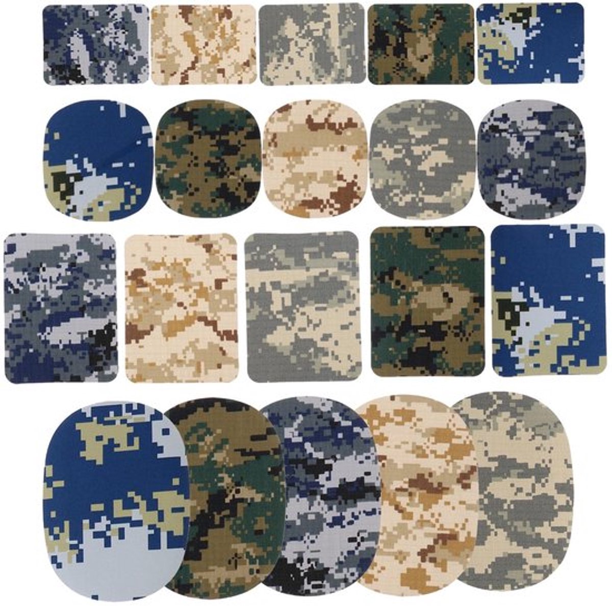 Golden crown - Camouflage Patches - Creatieve Naai Patches - Stijlvol