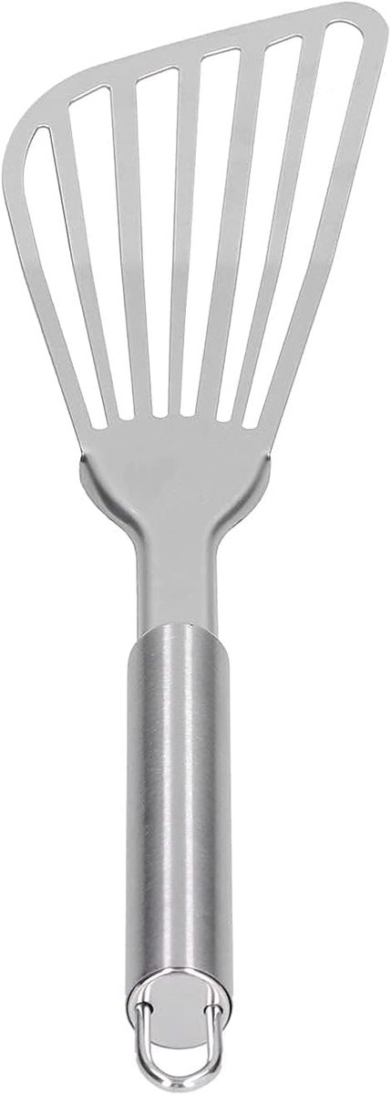 keukenvisspatel, sleufspatel, eierspatel, grill-visspatel, roestvrij staal, keukenvisspatel voor keuken, camping, restaurant — afbeelding 5