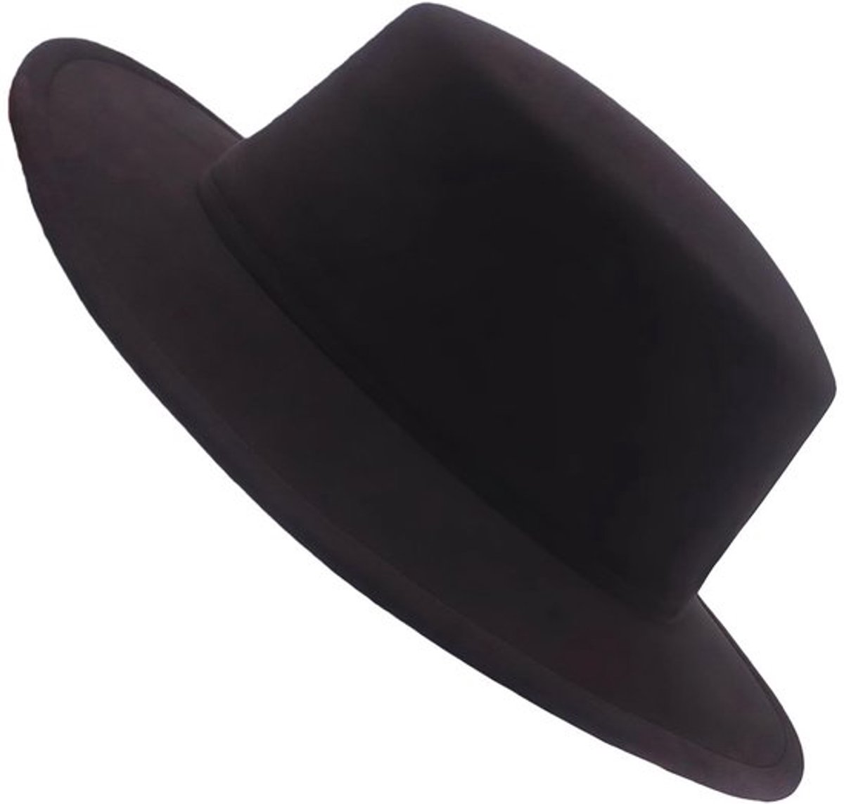Store_7 - Zwart elegANTE fedora hoed - Stijlvol Comfortabel