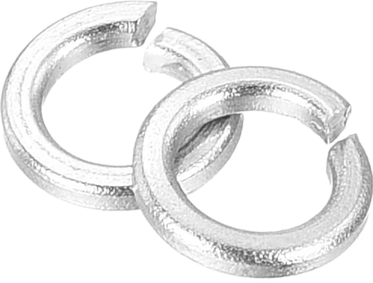 Veervergrendelingsschijf M3, 100 stuks veiligheidsschijven van roestvrij staal 304 met open ring voor machineschroeven