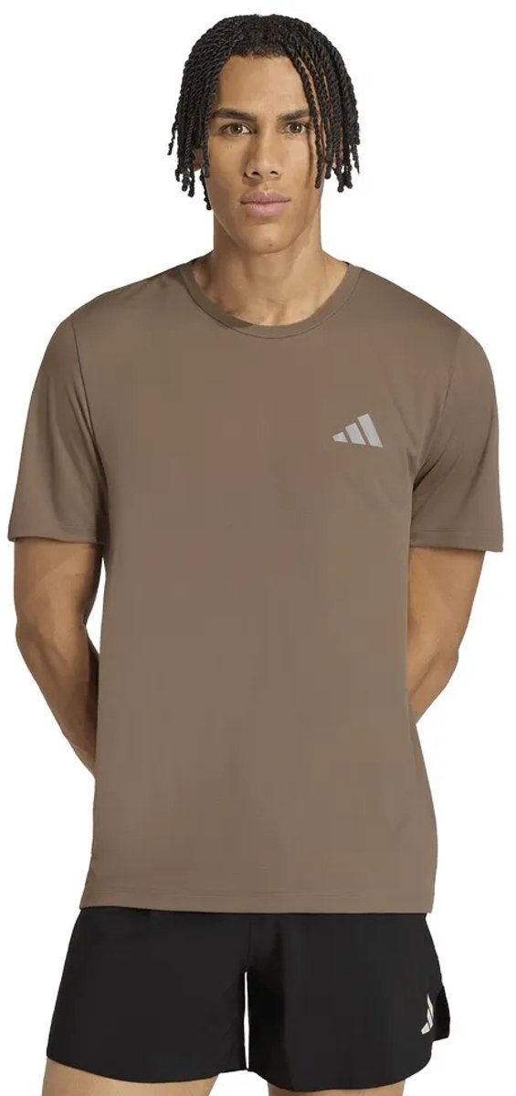 Adidas Adi365 Running Essentials T-shirt Met Korte Mouwen Man Khaki