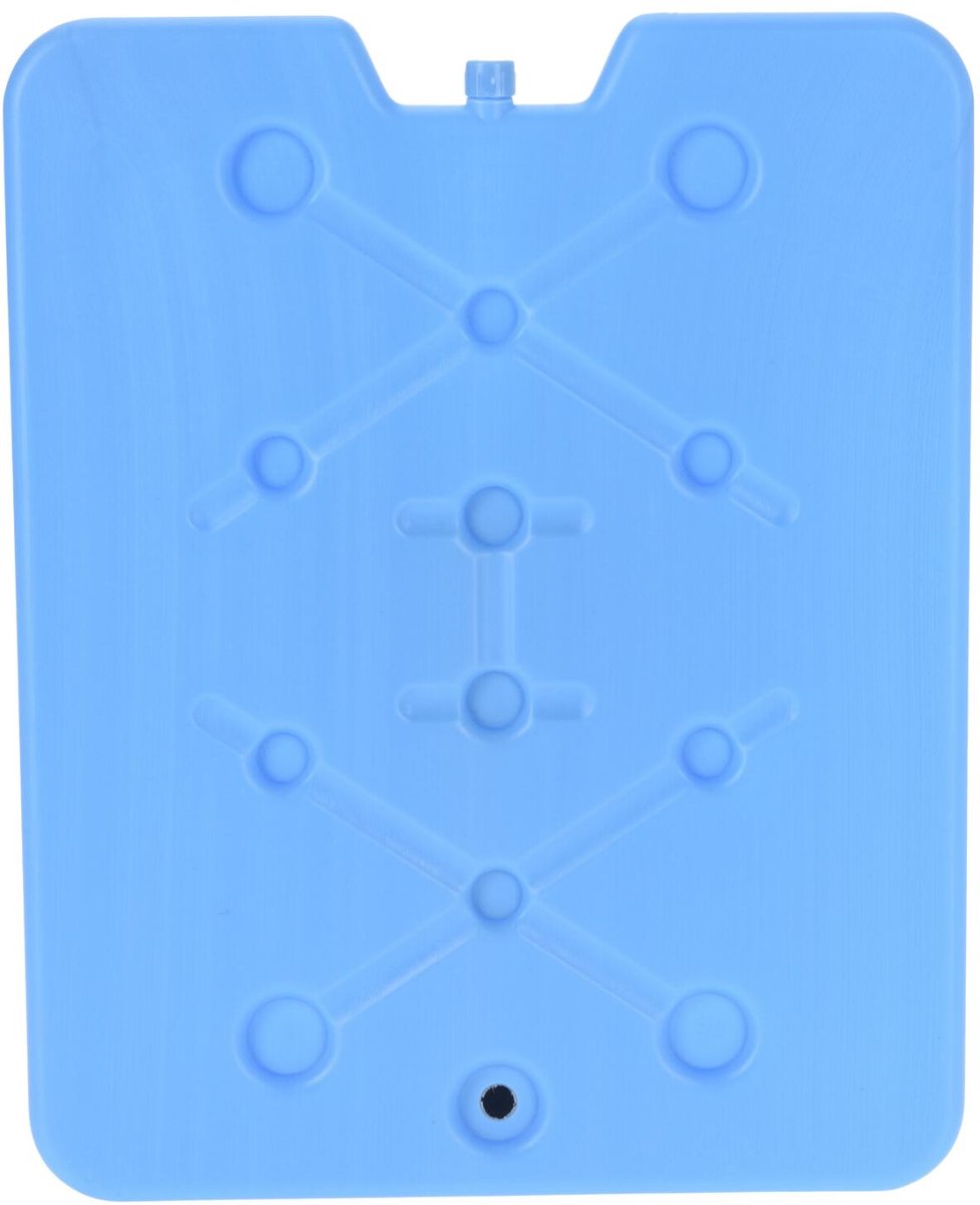 Excellent Houseware Koelelement Ice Pack - blauw - plat - polyethyleen - 900 gram - 32 x 25 x 1 cm - schijf